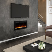 Dimplex Sierra Linear electric fireplace in a modern living room