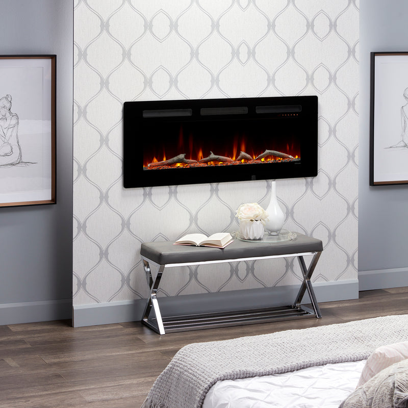Dimplex Sierra Linear electric fireplace in a contemporary interior