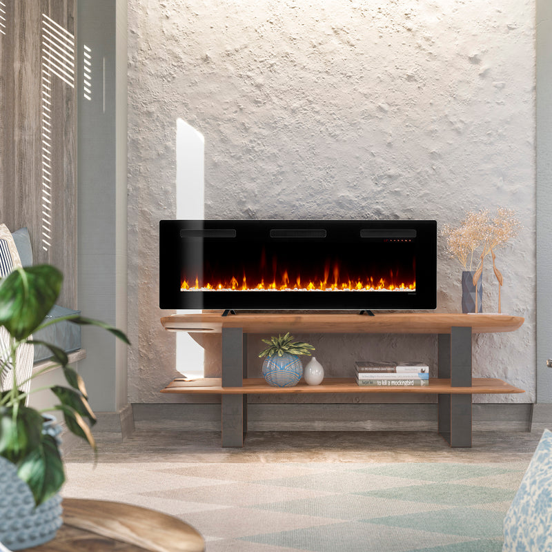 Dimplex Sierra Linear electric fireplace installed in a contemporary living space