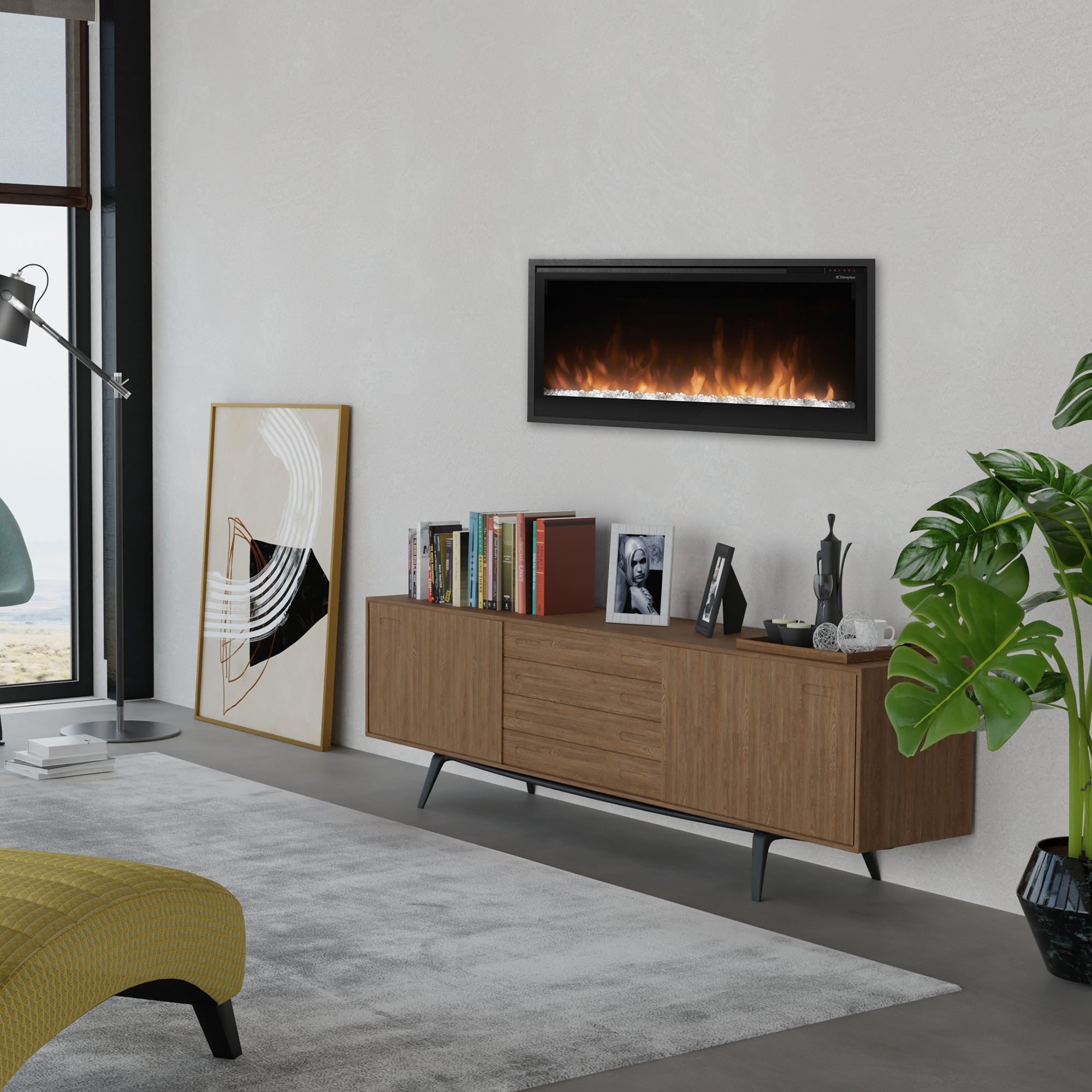 Dimplex Slim Linear Built In Electric Fireplace