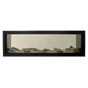Empire Boulevard 60" see-through vent-free gas fireplace, front view