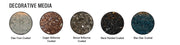 Empire Boulevard Vent Free fireplace crushed glass and decorative media options