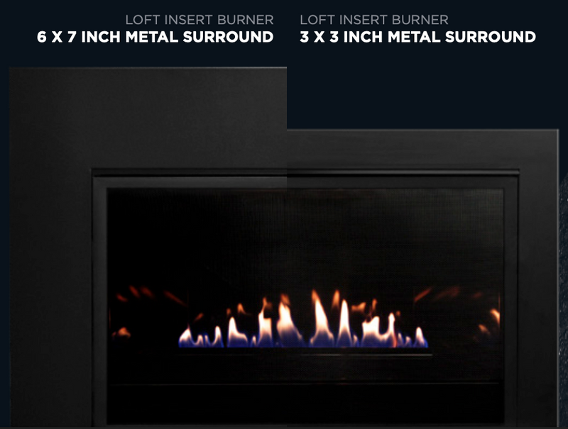 Empire Loft 28" Linear Vent Free Gas Fireplace Insert