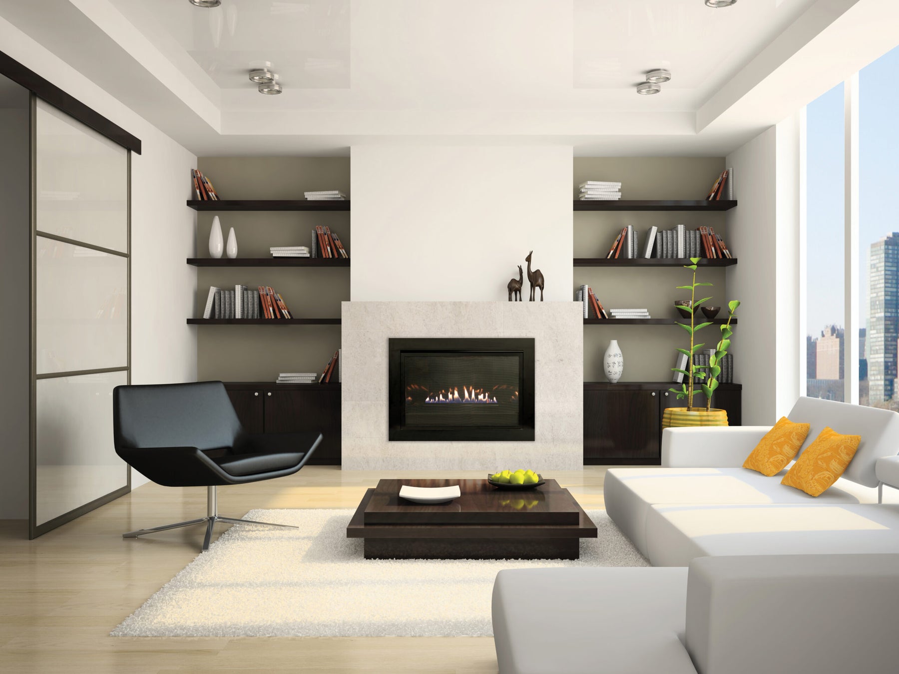 Empire Loft 28" Linear Vent Free Gas Fireplace Insert