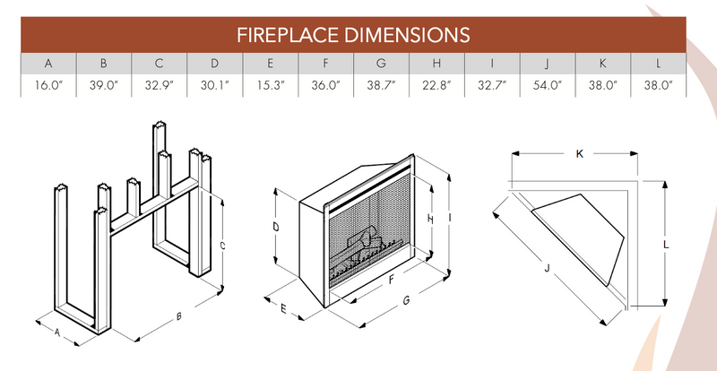 Empire Nexfire 39" Electric Fireplace
