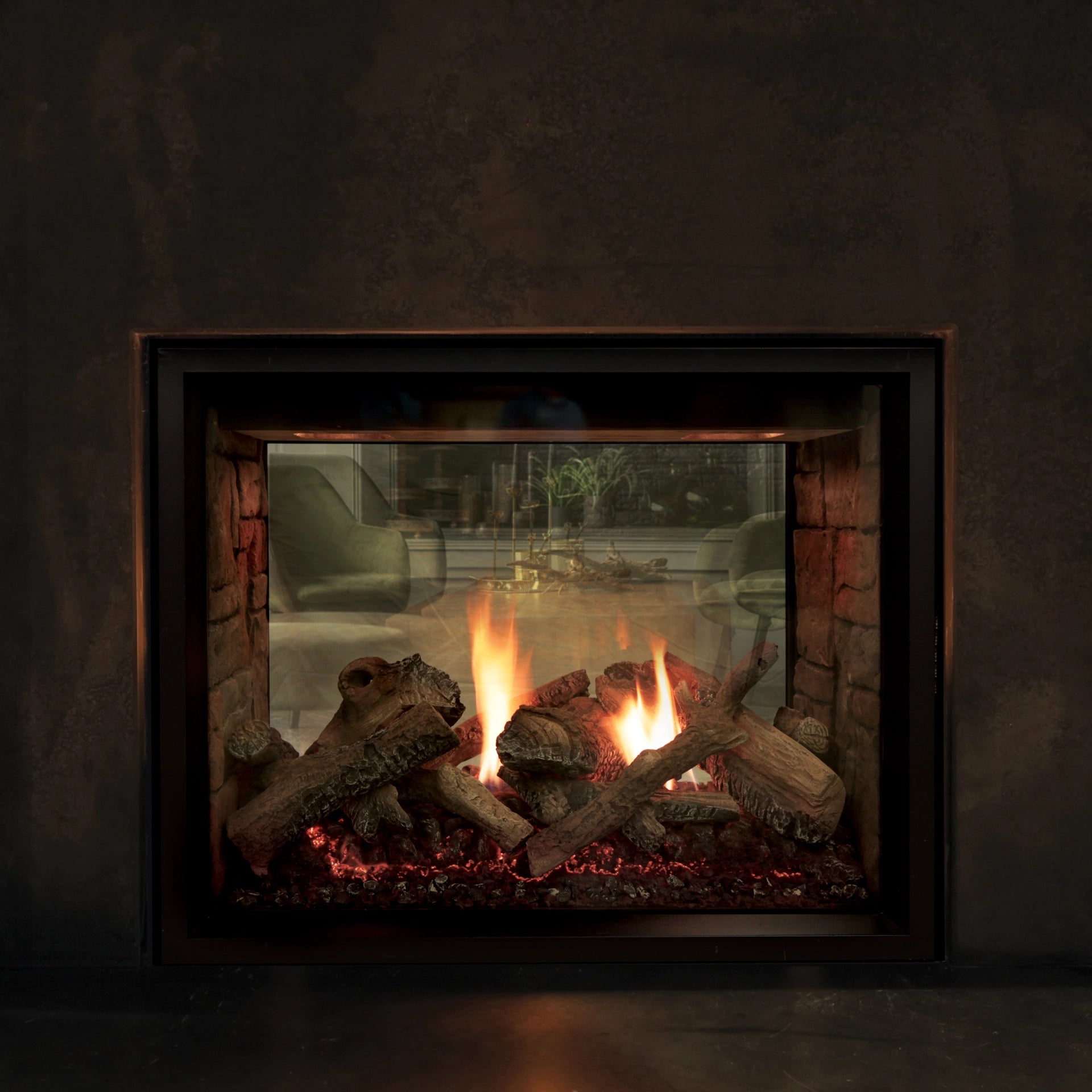 Empire Rushmore 40" See-Through Direct Vent Gas Fireplace