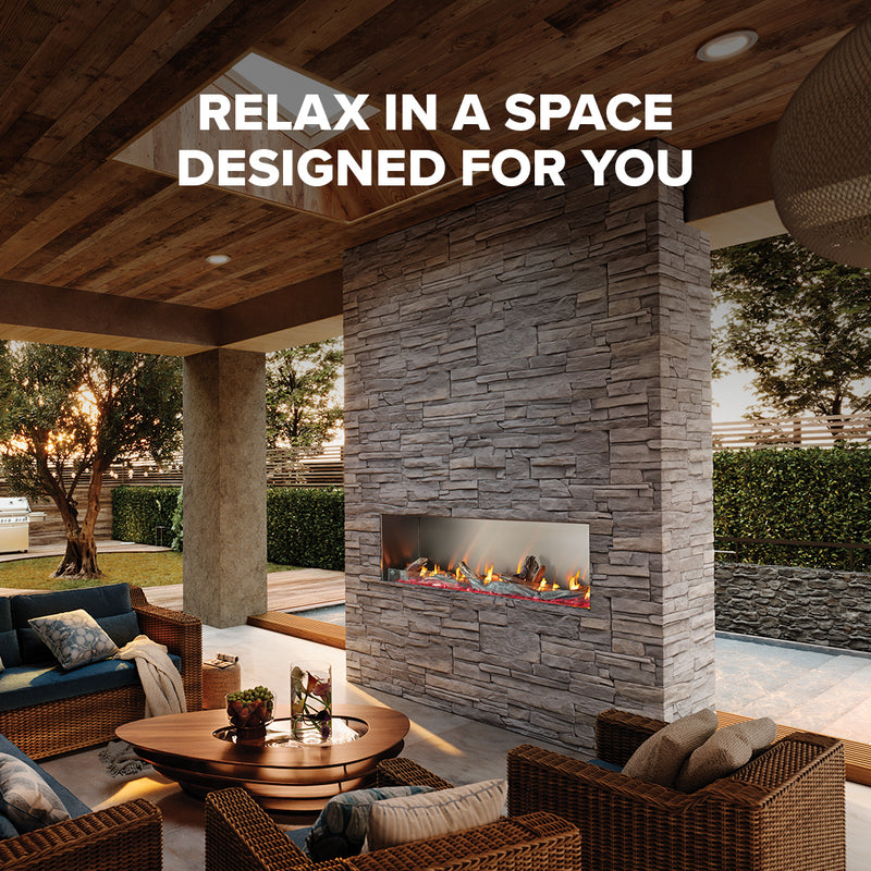 Napoleon Galaxy Built In Outdoor Gas Fireplace