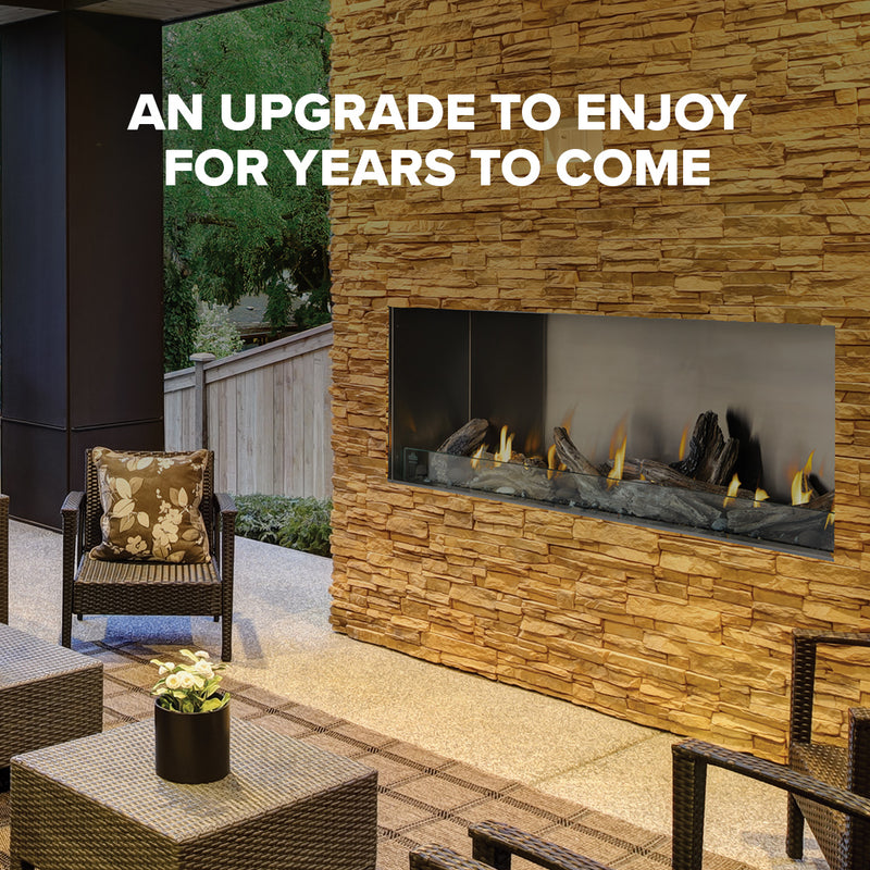 Napoleon Galaxy Built In Outdoor Gas Fireplace