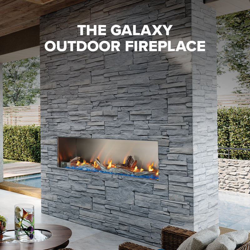 Napoleon Galaxy Built In Outdoor Gas Fireplace