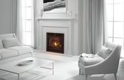 Heat & Glo SlimLine X 28 built-in gas fireplace in a cozy contemporary interior