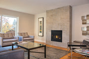 Heat & Glo SlimLine X 32 direct vent gas fireplace installed in a modern living room