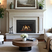 Heat & Glo Supreme 30 gas fireplace insert in a cozy and stylish interior