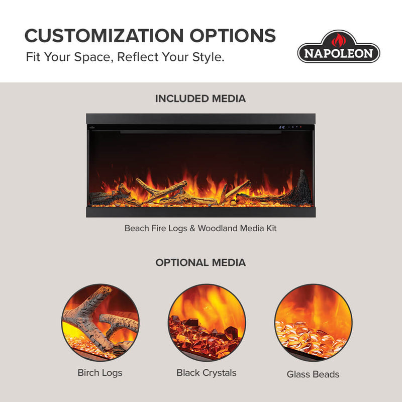 Napoleon Astound FlexMount Electric Fireplace