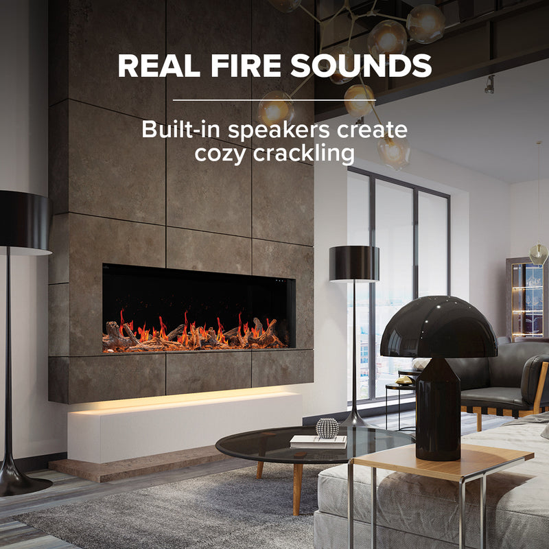 Napoleon Luminex 65" Built In LCD Electric Fireplace