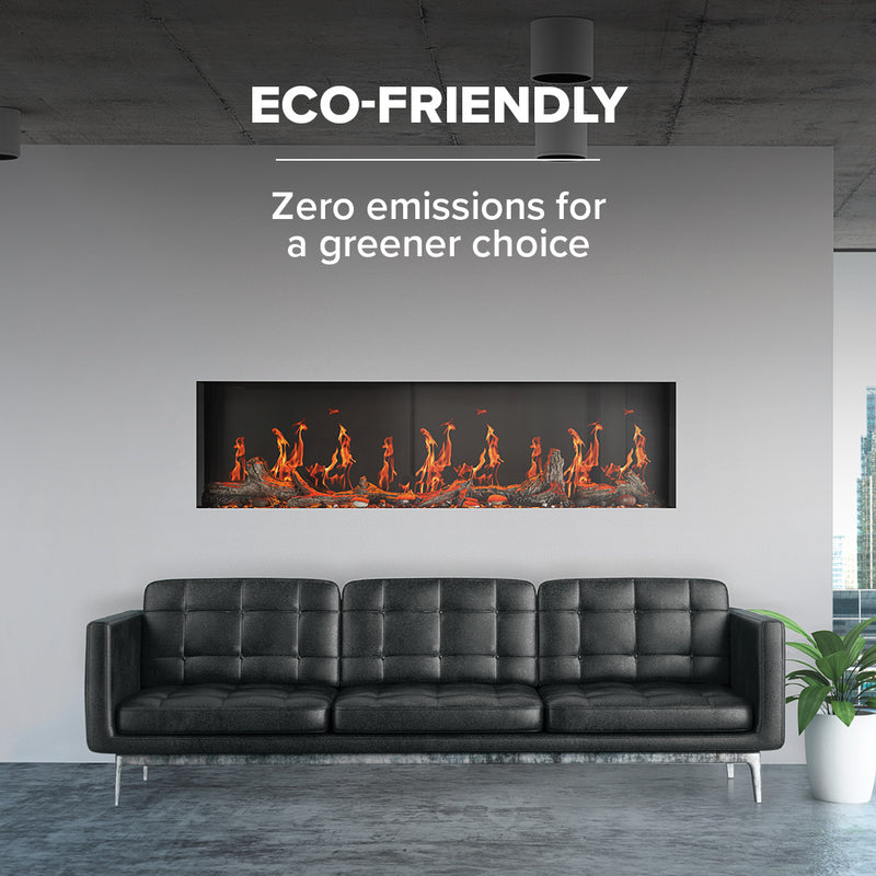 Napoleon Luminex 65" Built In LCD Electric Fireplace
