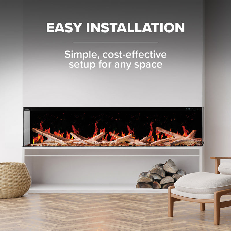 Napoleon Luminex 65" Built In LCD Electric Fireplace