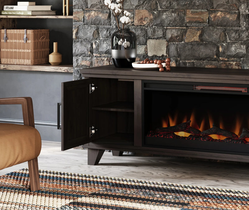 Realcozy 78" Sonoma Fireplace TV Stand