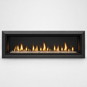 Majestic Echelon II 48 inch direct vent gas fireplace with linear flames