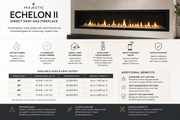 Majestic Echelon II direct vent gas fireplace features and options