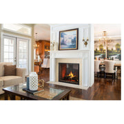 Majestic Marquis II gas fireplace in a bright contemporary living room