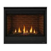 Majestic Quartz 36 built-in direct vent gas fireplace with realistic flames