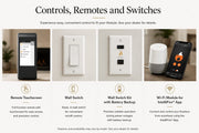Majestic Quartz gas fireplace controls remotes and switches