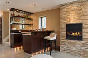 Majestic Quartz direct vent gas fireplace installed in a contemporary home