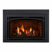 Majestic Ruby 30 inch direct vent gas fireplace insert with realistic logs and flames