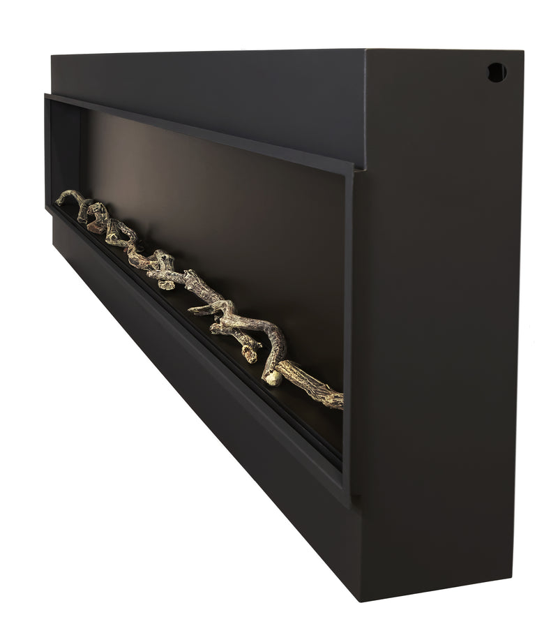 Modern Flames Landscape Pro Slim 80 inch electric fireplace side view