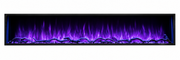 Modern Flames Landscape Pro Slim 96 inch electric fireplace with purple flame