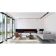 SimpliFire Allusion Platinum electric fireplace multi-function remote control