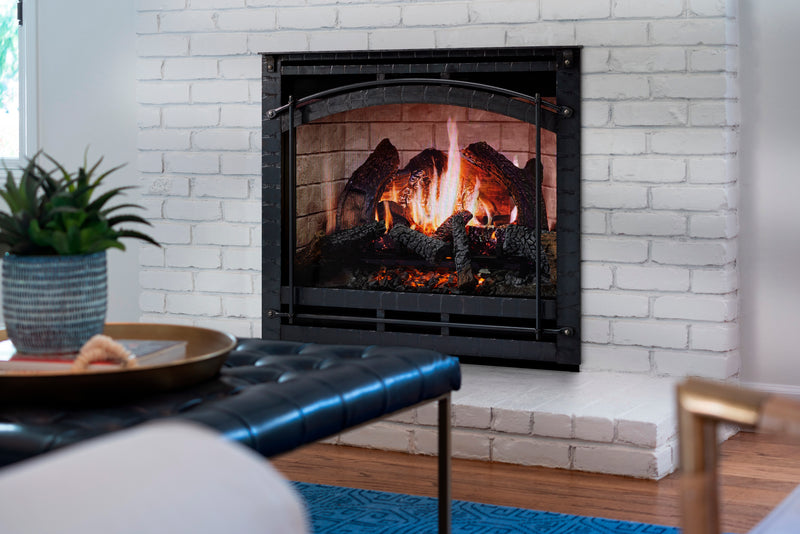 SimpliFire Inception 36" electric fireplace, front view