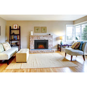 SimpliFire SF-INS30 electric fireplace insert installed in a living room