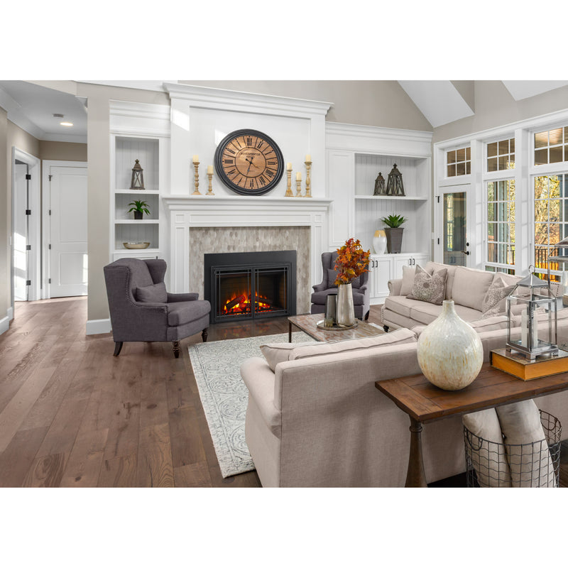 SimpliFire SF-INS35 electric fireplace insert, front view