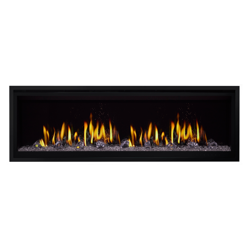 SimpliFire Allusion Edge Built In Linear Electric Fireplace