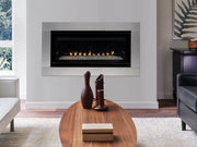 Superior VRL3000 Series linear vent-free gas fireplace with modern flame display
