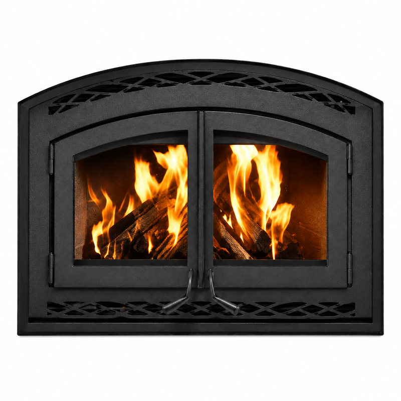 Superior WCT6940 high-efficiency wood-burning fireplace with realistic flames