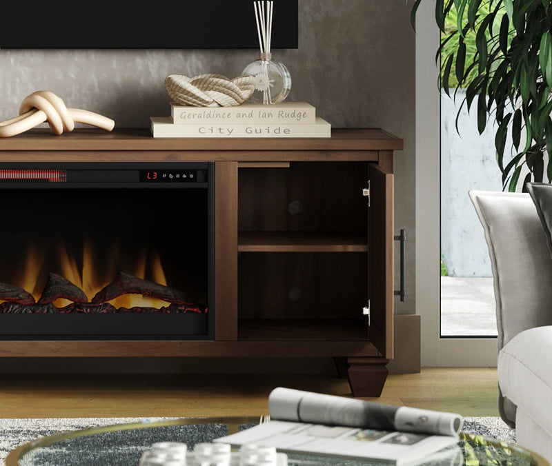 Realcozy 78" Liberty Fireplace TV Stand